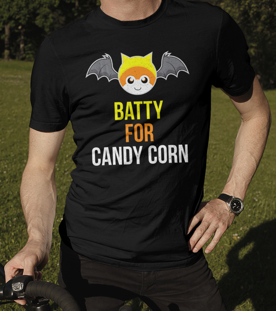 BATTY FOR CANDY CORN Adult And Youth T-Shirt