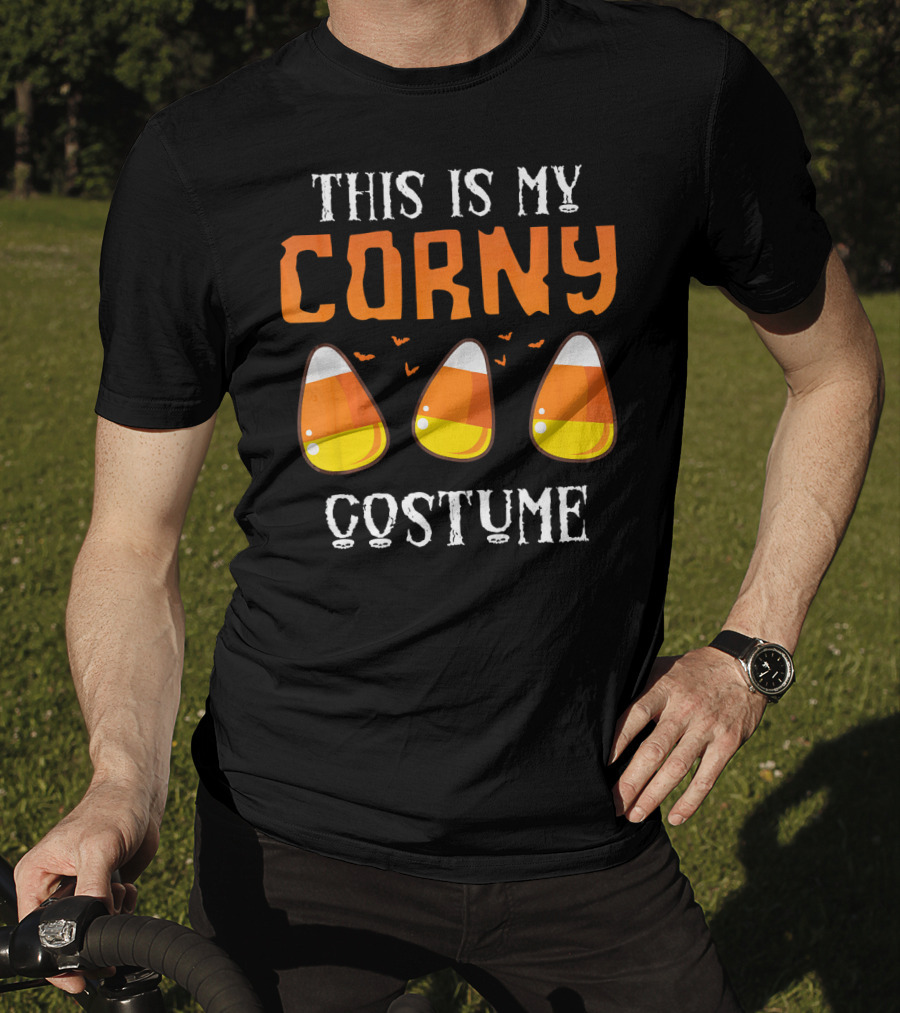This Is My Corny Costume Candy Corn Bats T-Shirt