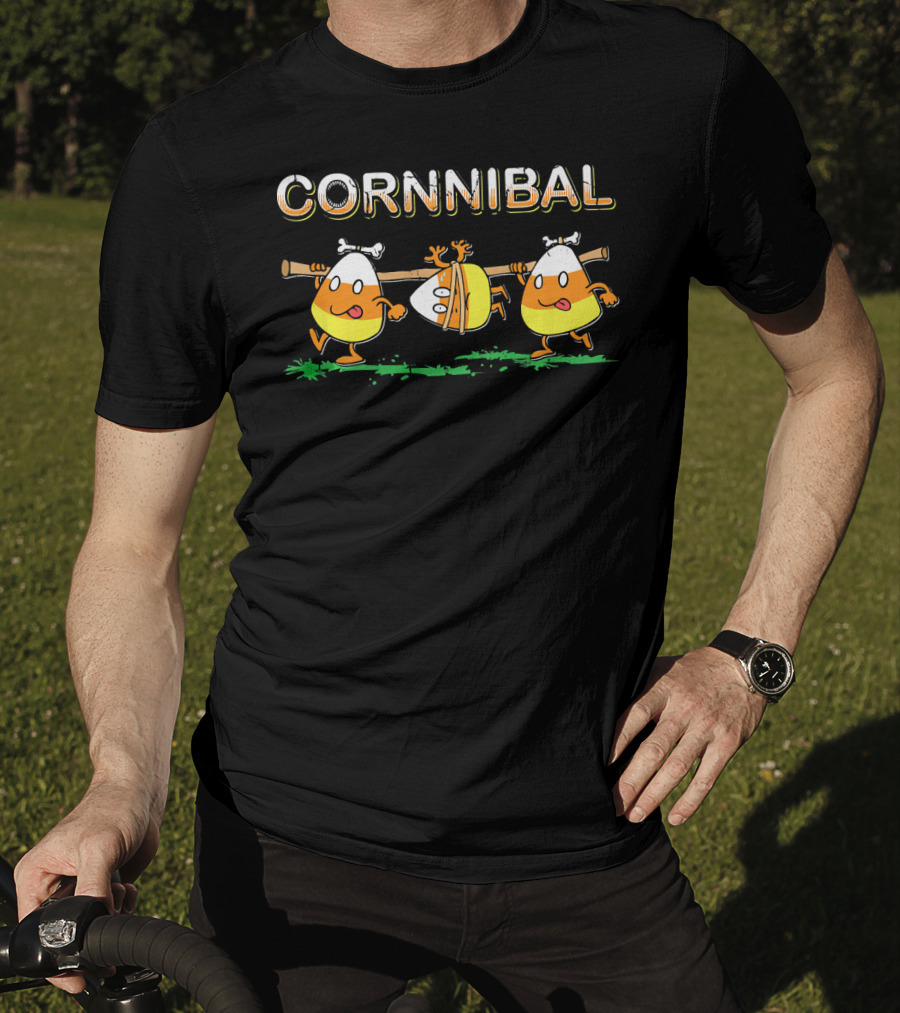 Cornnibal Cannibal Candy Corn Fun T-Shirt