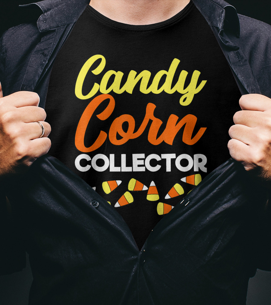 Candy Corn Collector Halloween Treat Enthusiast T-Shirt