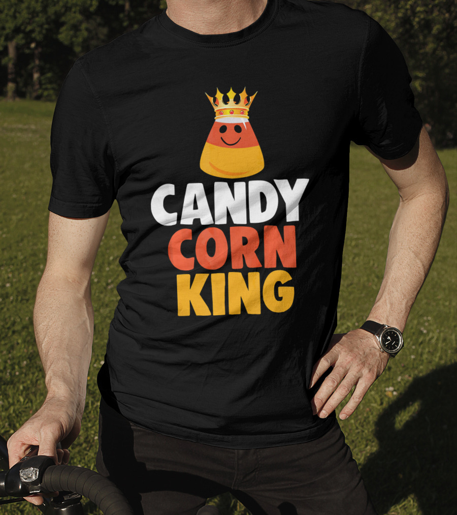 Candy Corn King Halloween Trick OR Treat T-Shirt