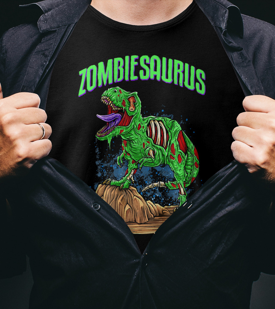 Zombiesaurus Dinosaur Awesome Zombie T-Shirt
