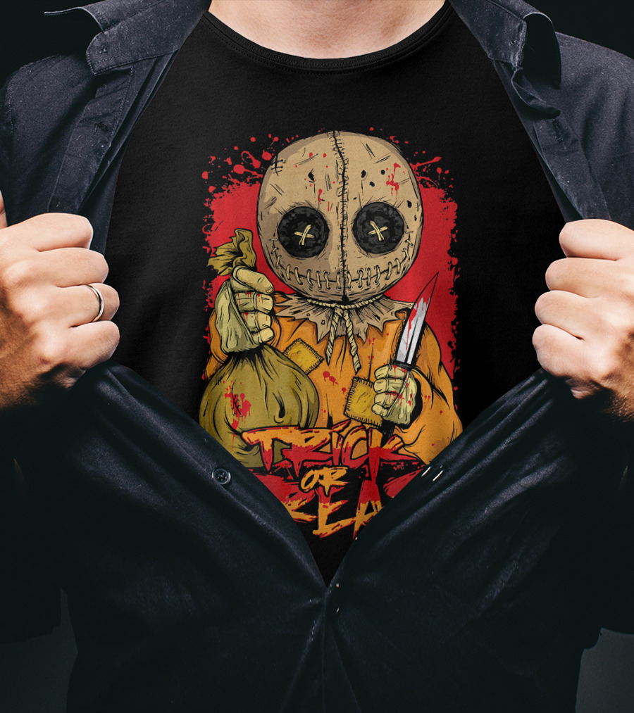 Trick Or Treat Halloween Horror Ghost Scary T-Shirt