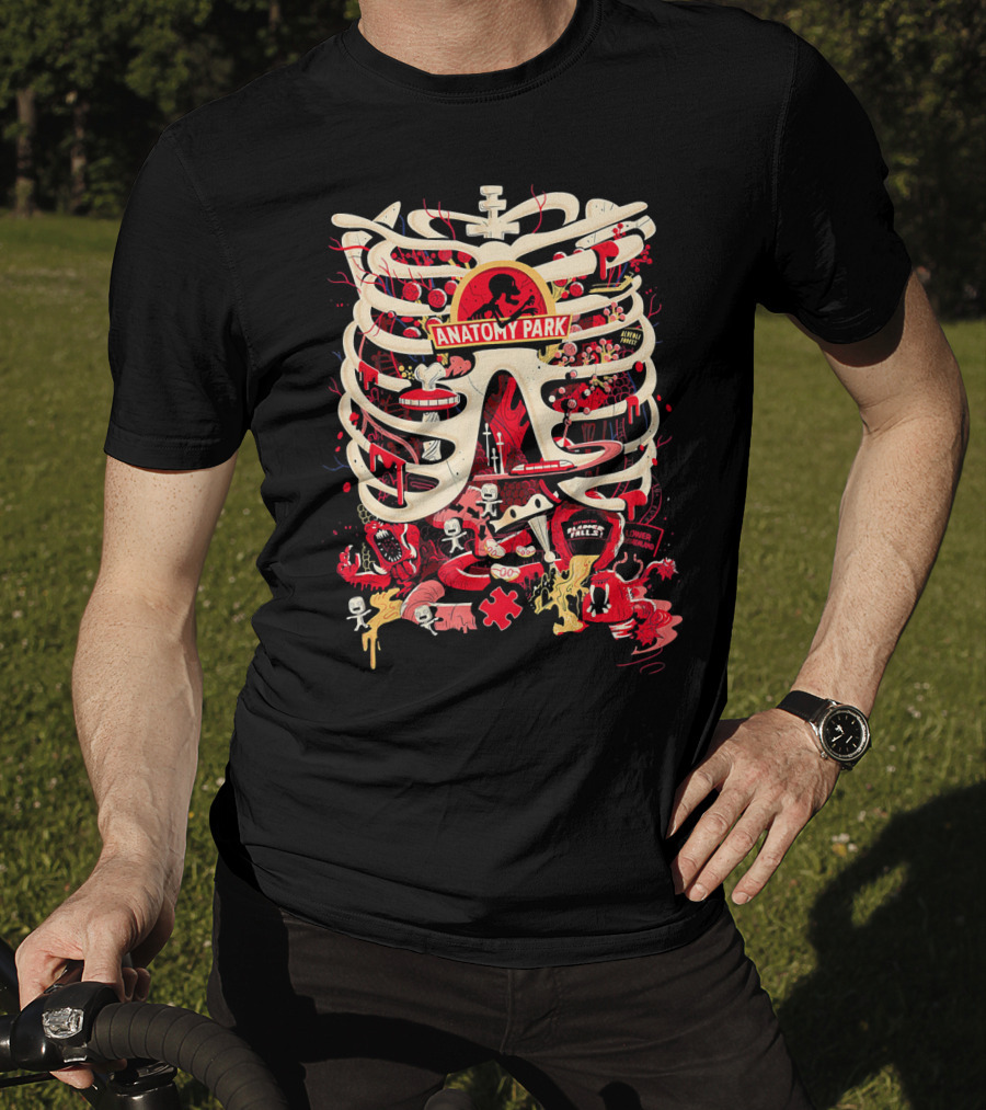 Anatomy Park Jurassic Adventure Cartoon T-Shirt