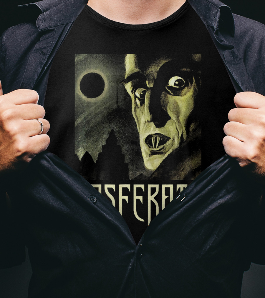 Nosferatu Vintage Horror Film Vampire Eclipse T-Shirt
