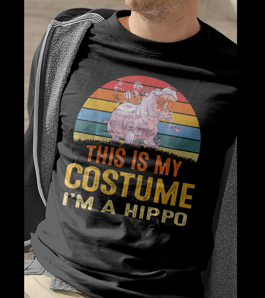 This Is My Costume I'm A Hippo T-Shirt