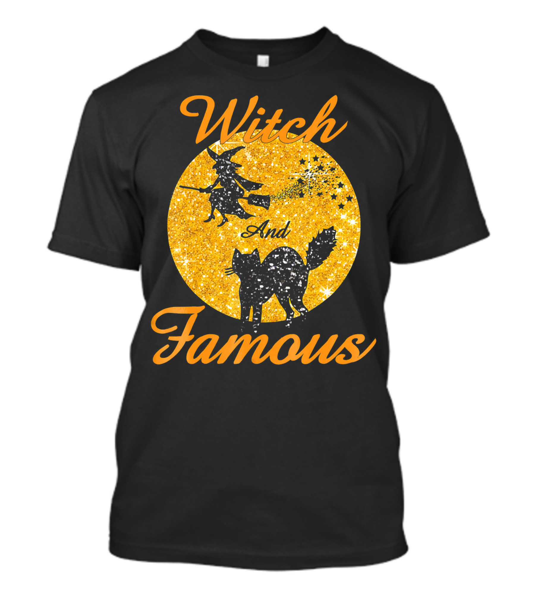 Witch And Famous Halloween Men Kids T-Shirt