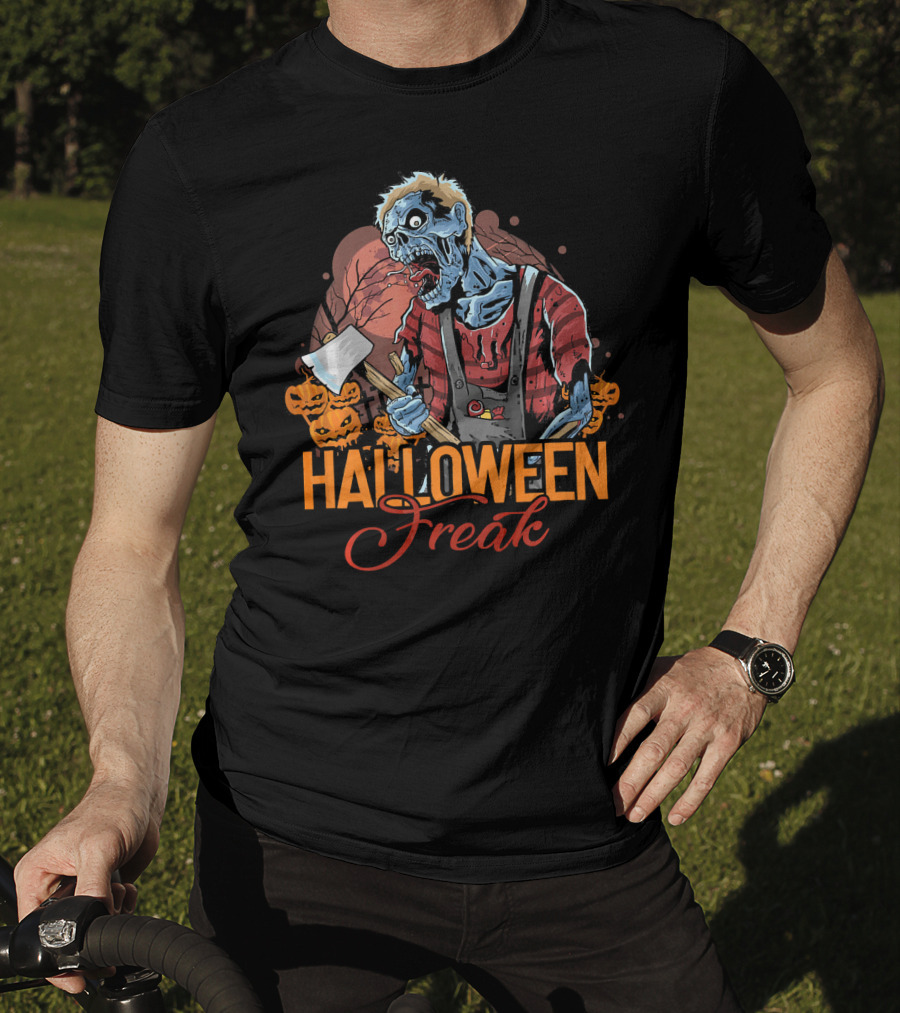 Halloween Freak Scary Zombie Horror T-Shirt