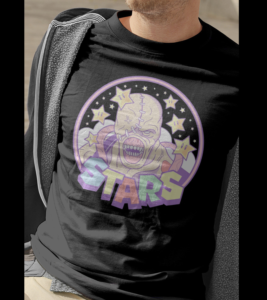 STARS Resident Racoon City Nemesis Pastel T-Shirt