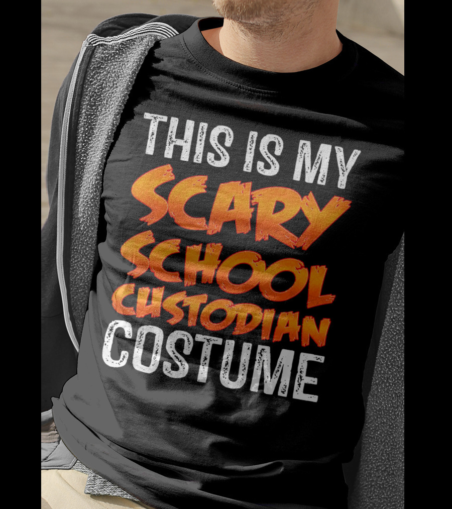 This Is My Scary School Custodian Costume T-Shirt