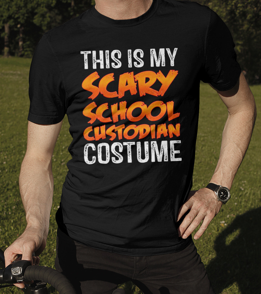 This Is My Scary School Custodian Costume T-Shirt