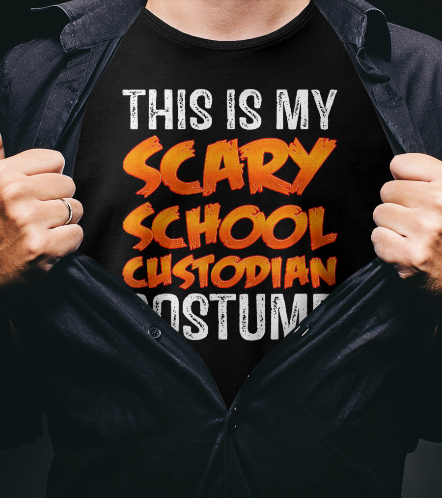 This Is My Scary School Custodian Costume T-Shirt