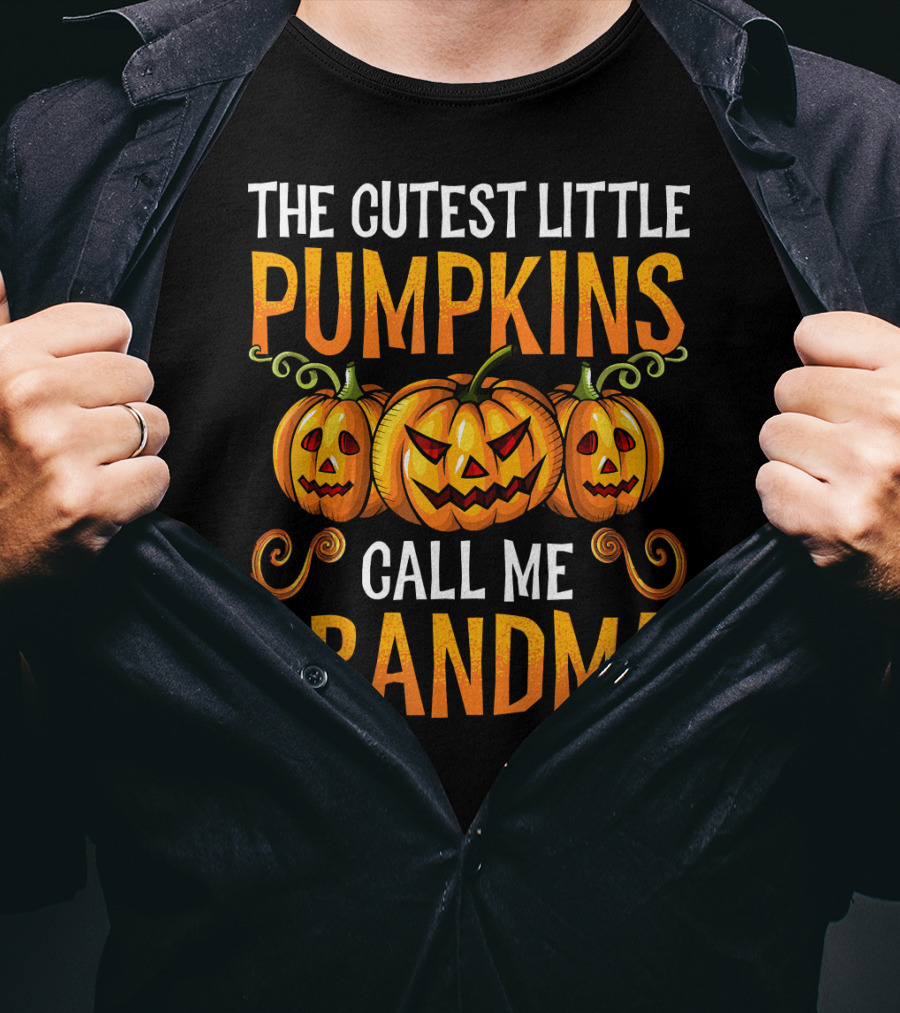 The Cutest Little Pumpkins Call Me Grandma T-Shirt