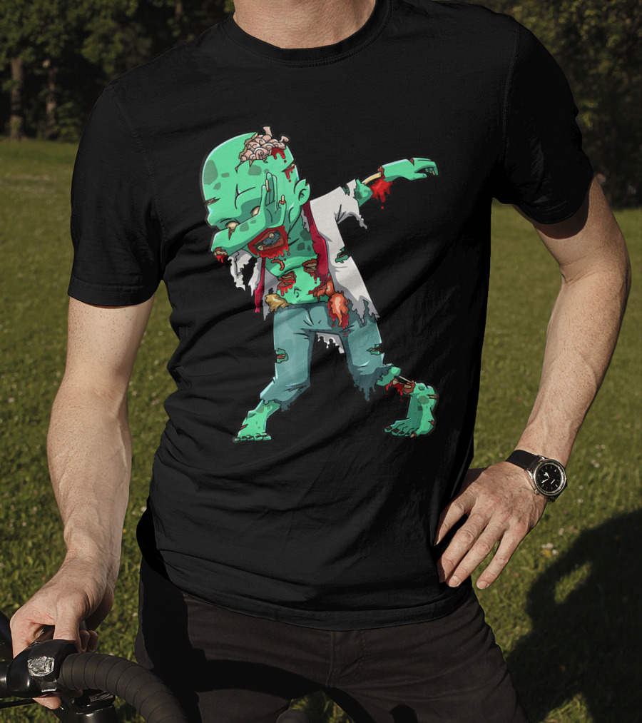 Zombie Halloween Dabbing Dab Cos T-Shirt