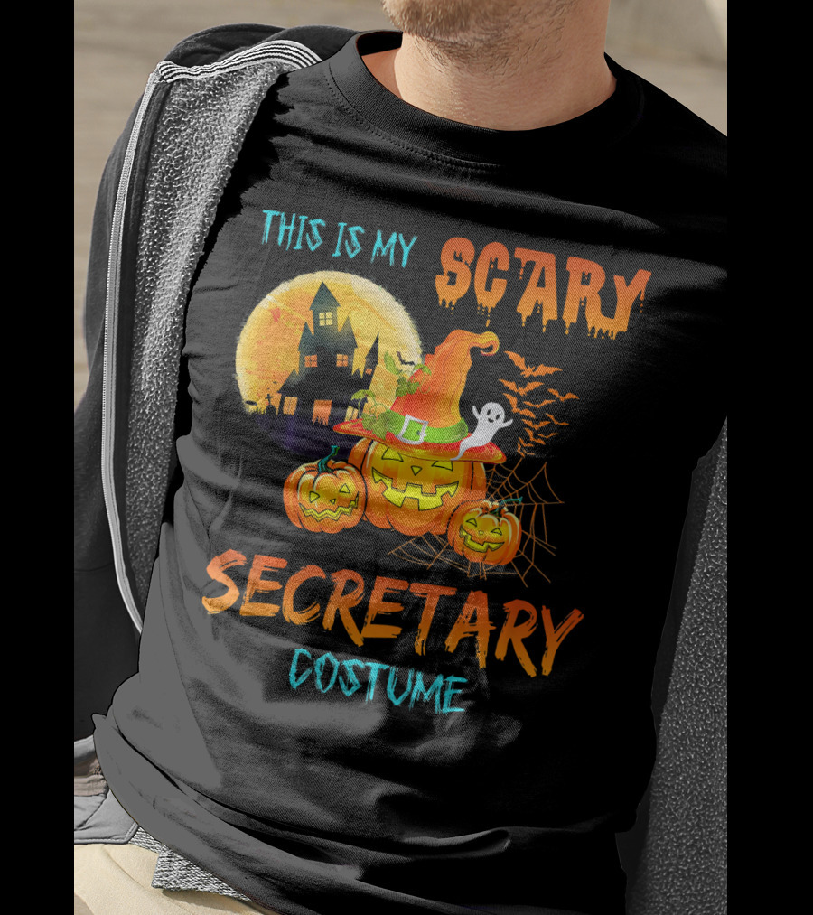 This Is My Scary Secretary Costume T-Shirt