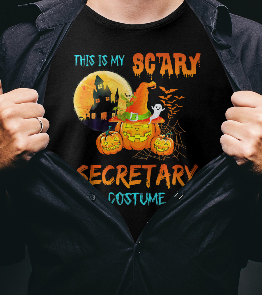 This Is My Scary Secretary Costume T-Shirt