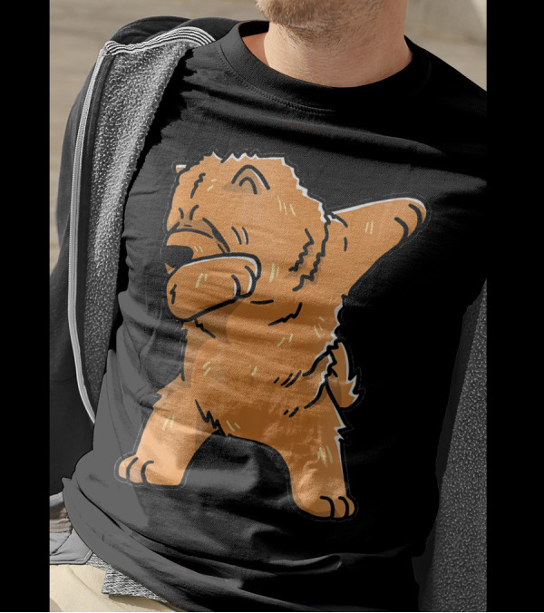 Chow Chow Dabbing Dog Cartoon T-Shirt