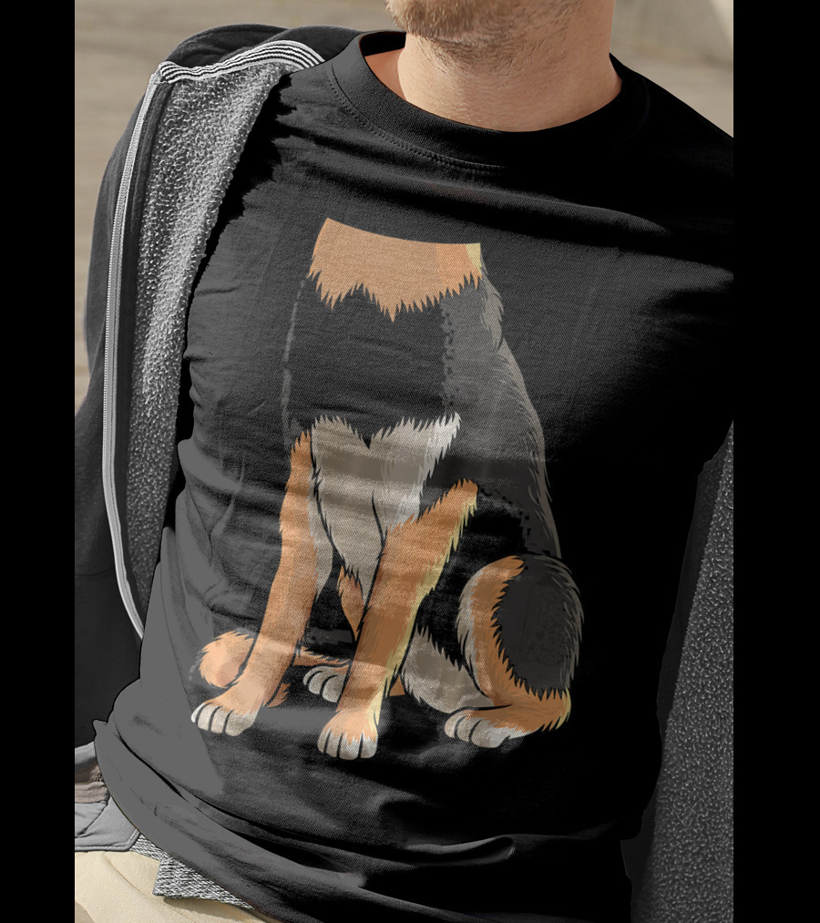 Cool German Shepherd Dog Halloween Costume Headless T-Shirt