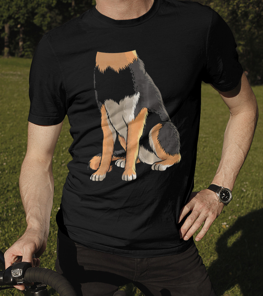 Cool German Shepherd Dog Halloween Costume Headless T-Shirt