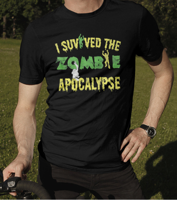 I Survived The Zombie Apocalypse Halloween T-Shirt
