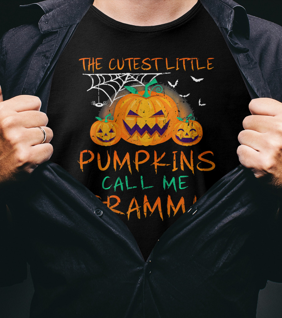 The Cutest Little Pumpkins Call Me Grammy T-Shirt
