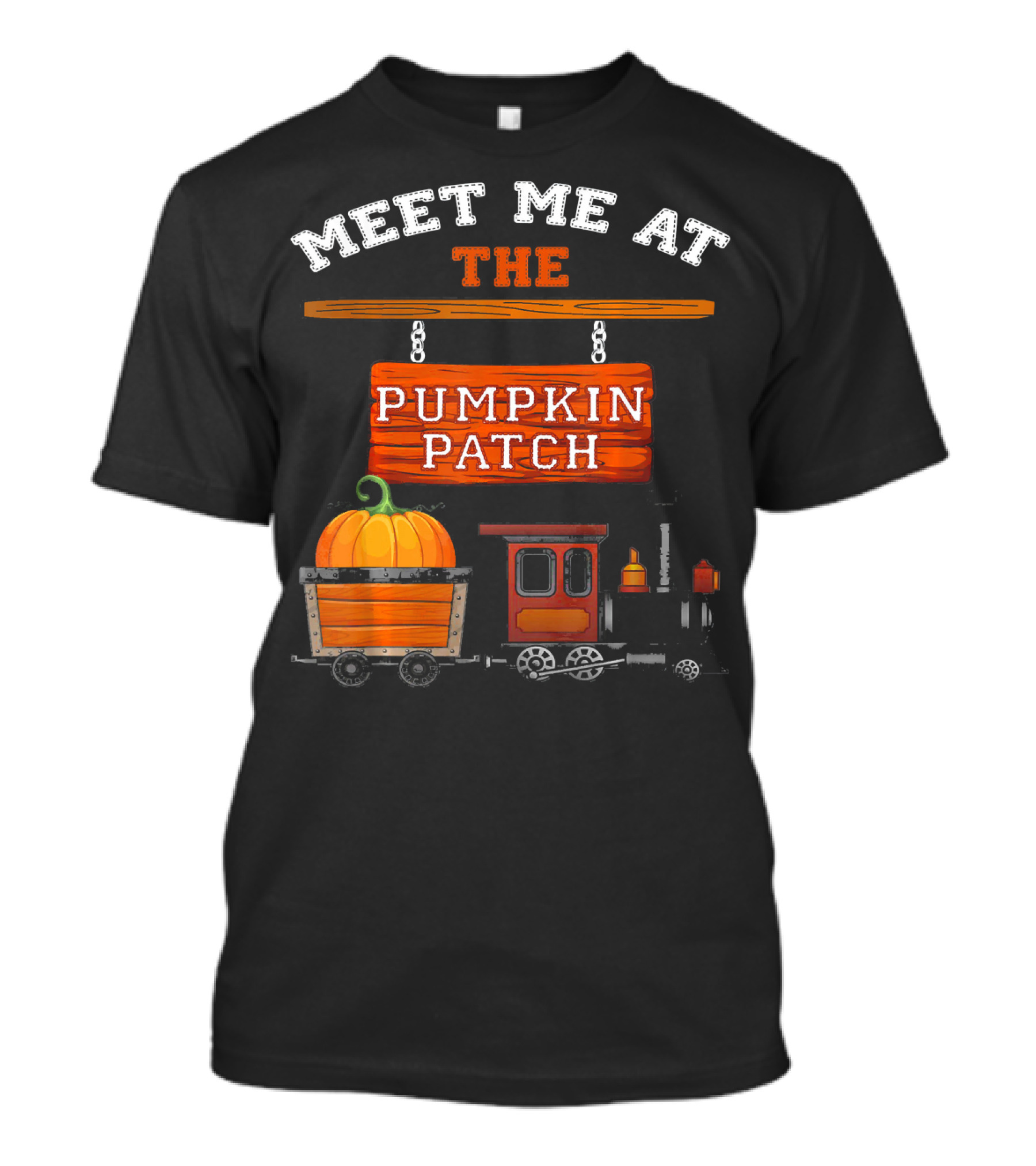 Meet Me At The Pumpkin Patch Train Ride Adventure T-Shirt