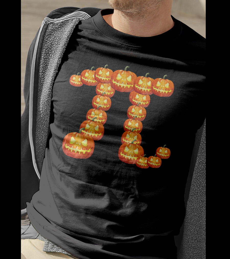 Pumpkin Pi Clever Halloween Humor T-Shirt