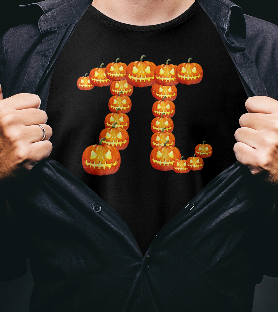 Pumpkin Pi Clever Halloween Humor T-Shirt