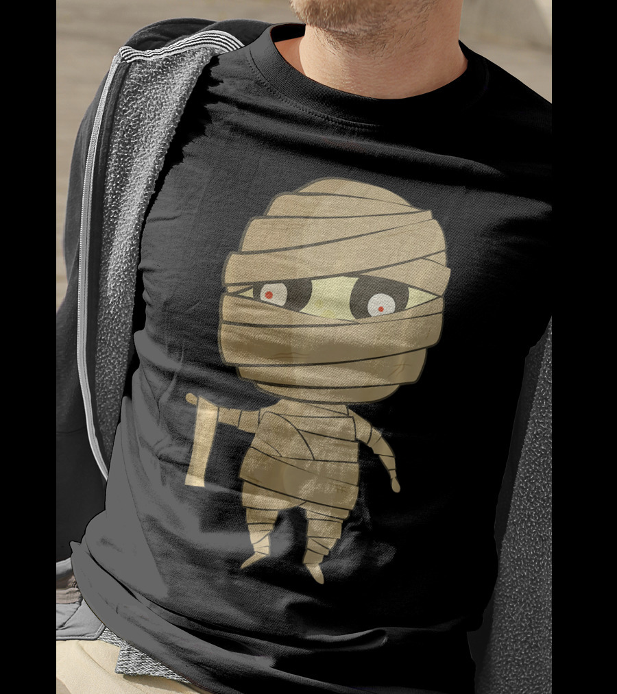 Mummy Halloween Cute Character T-Shirt