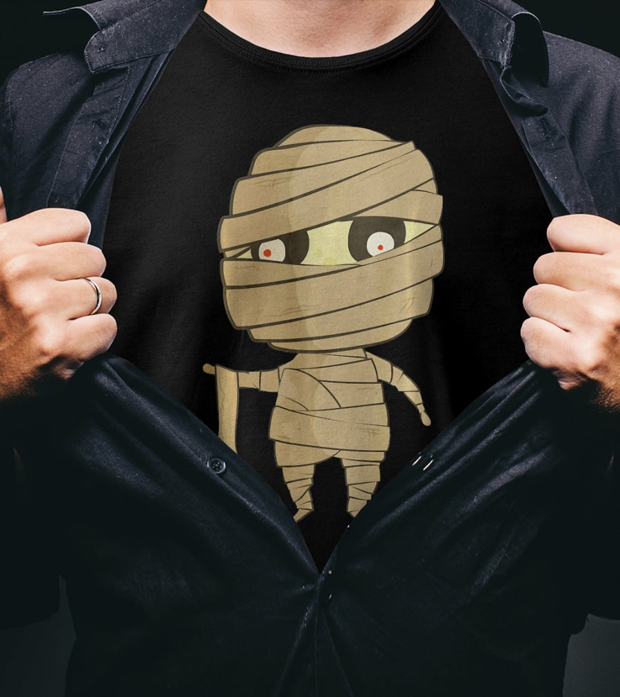 Mummy Halloween Cute Character T-Shirt
