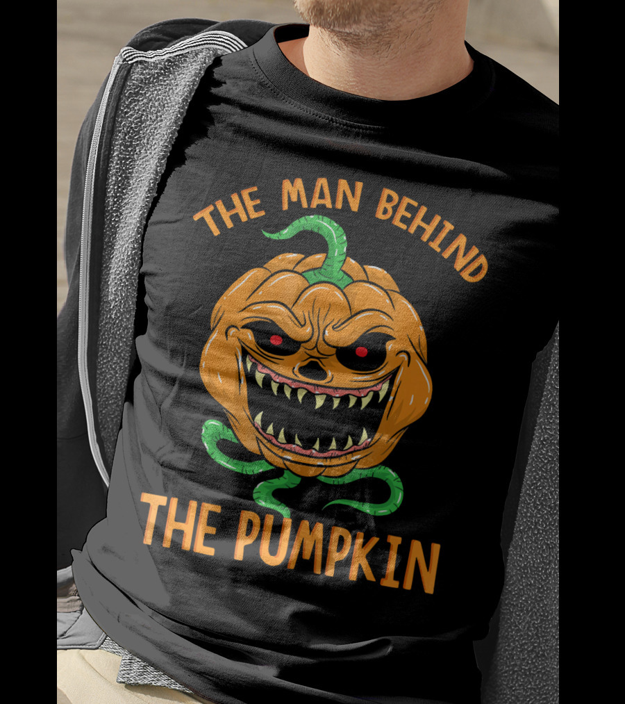 The Man Behind The Pumpkin Halloween Exp T-Shirt