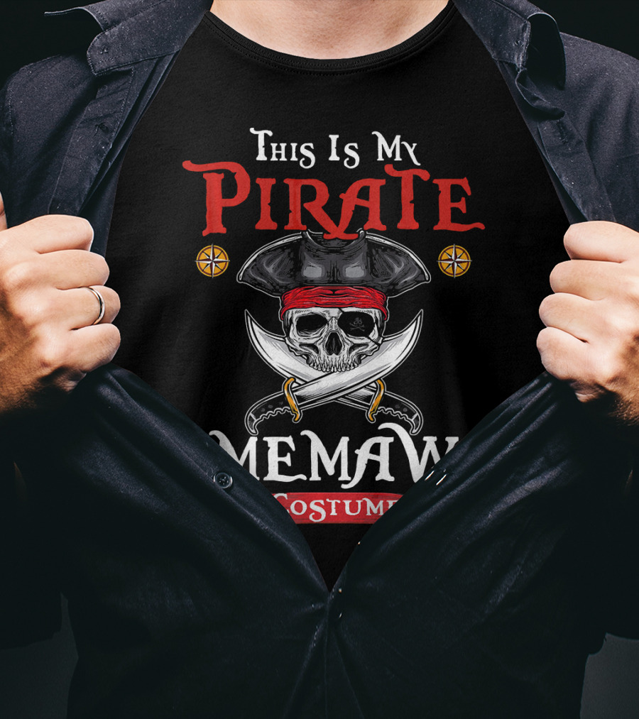 This Is My Pirate Memaw Costume T-Shirt