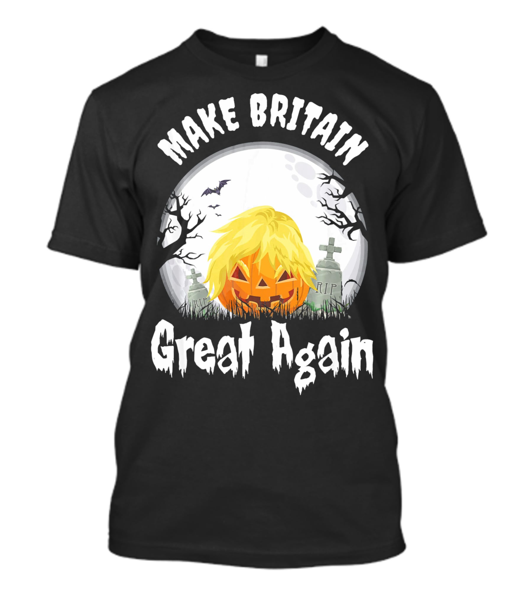 Make Britain Great Again Halloween Brexit Pumpkin T-Shirt