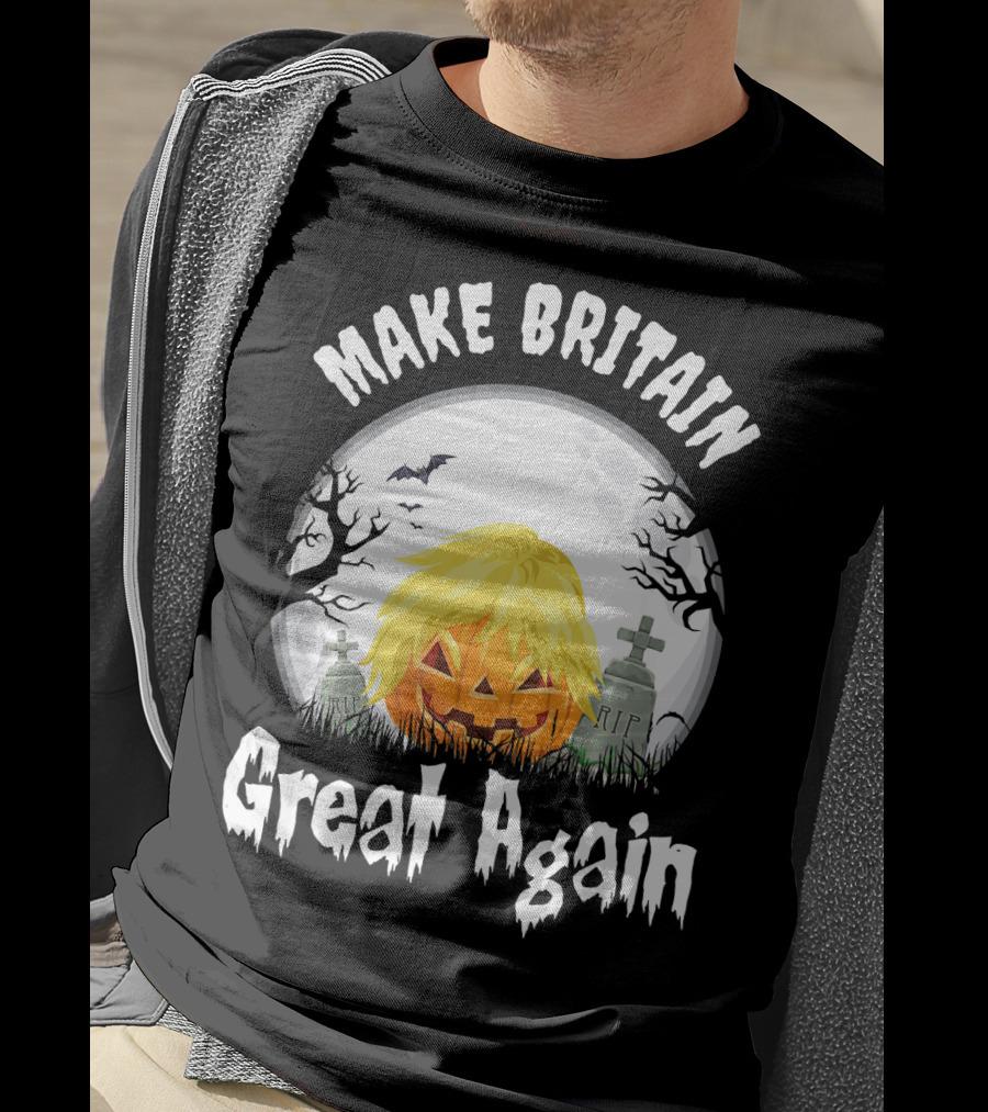 Make Britain Great Again Halloween Brexit Pumpkin T-Shirt