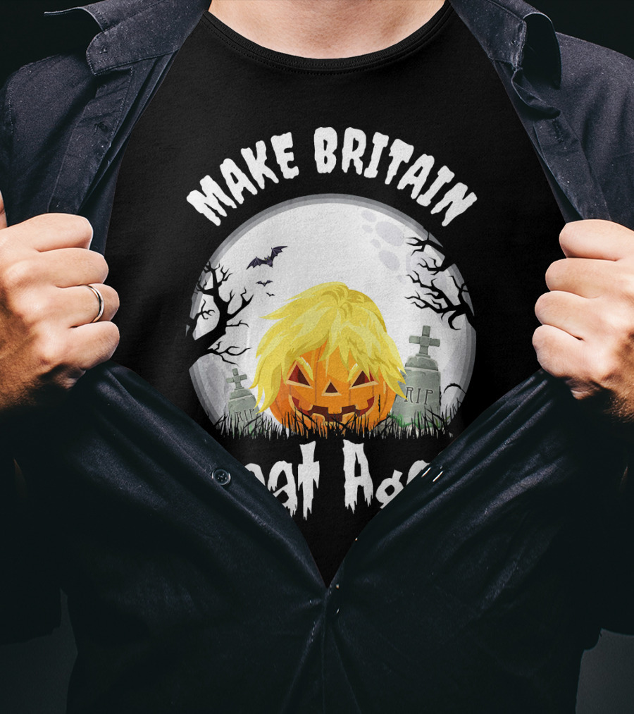 Make Britain Great Again Halloween Brexit Pumpkin T-Shirt