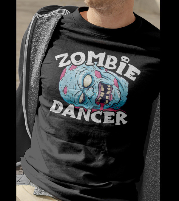 Zombie Dancer Halloween Simple Head T-Shirt