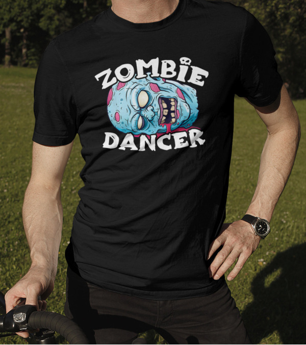 Zombie Dancer Halloween Simple Head T-Shirt