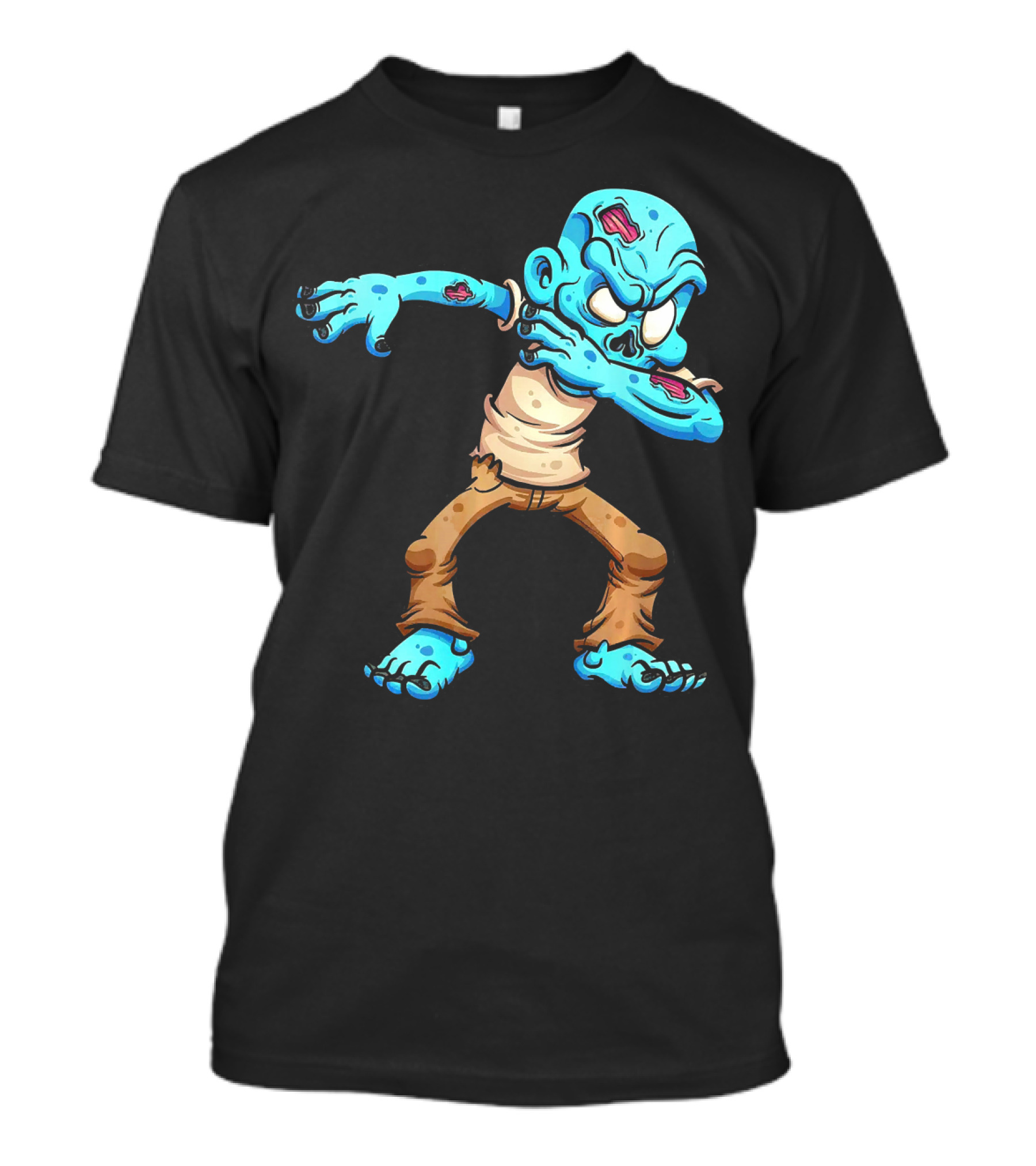 Dabbing Zombie Halloween Dab Creature T-Shirt