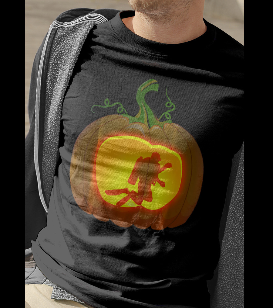 Scuba Diving Pumpkin Carving T-Shirt