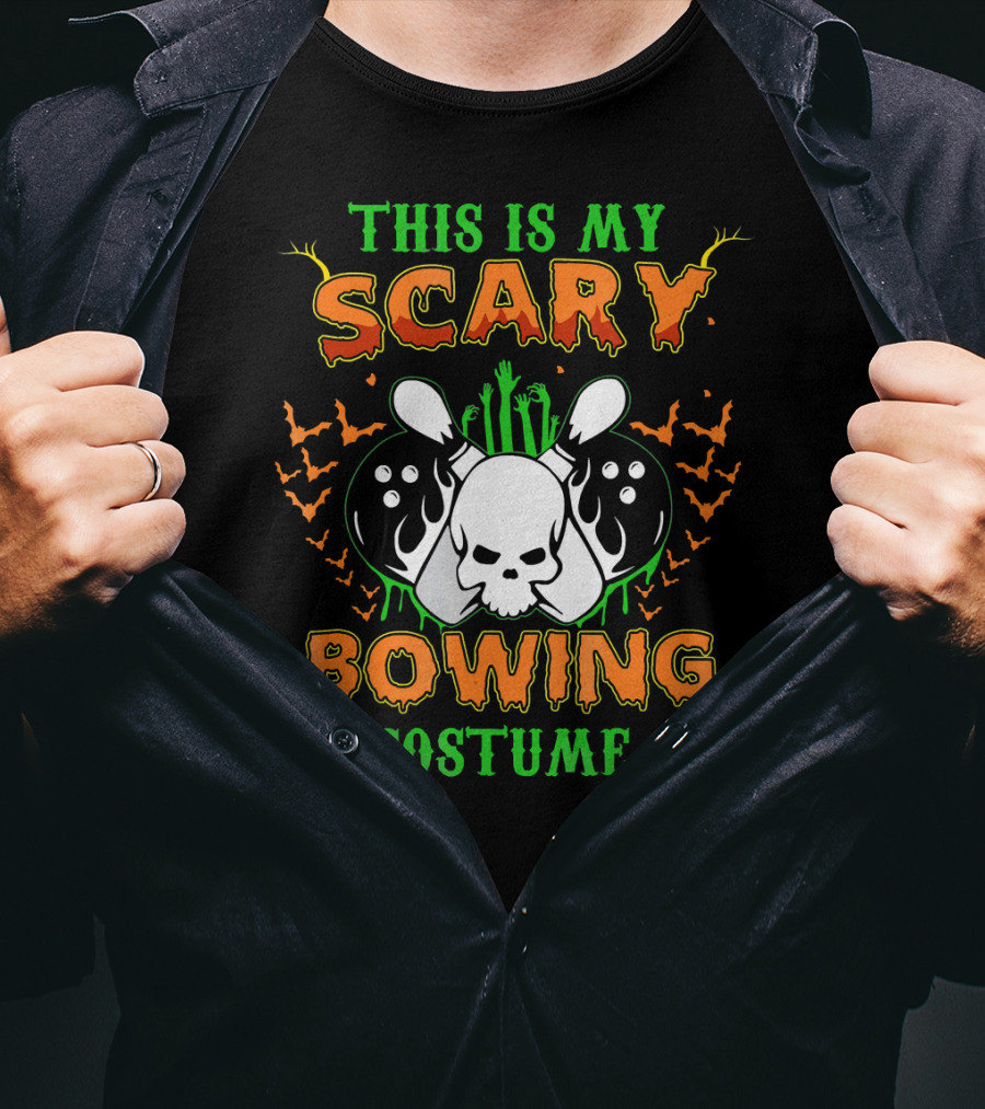 This Is My Scary Bowling Costume T-Shirt