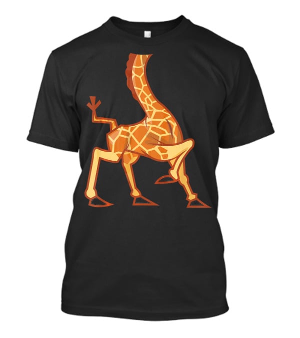Funny Headless Long Neck Giraffe Body T-Shirt