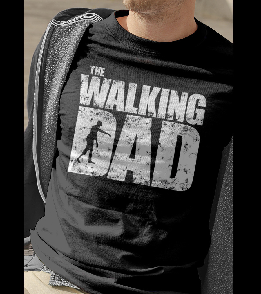 The Walking Dad Zombie Halloween Father Me T-Shirt