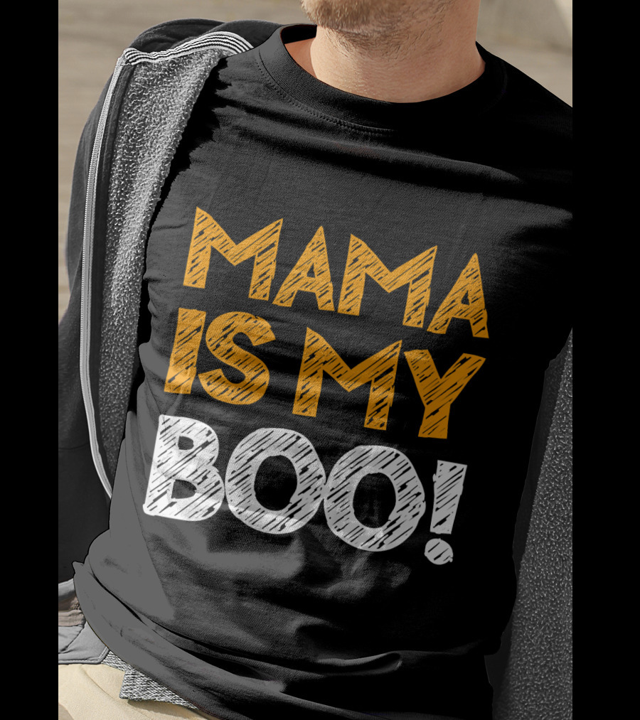 Mama Is My Boo Kids T-Shirt