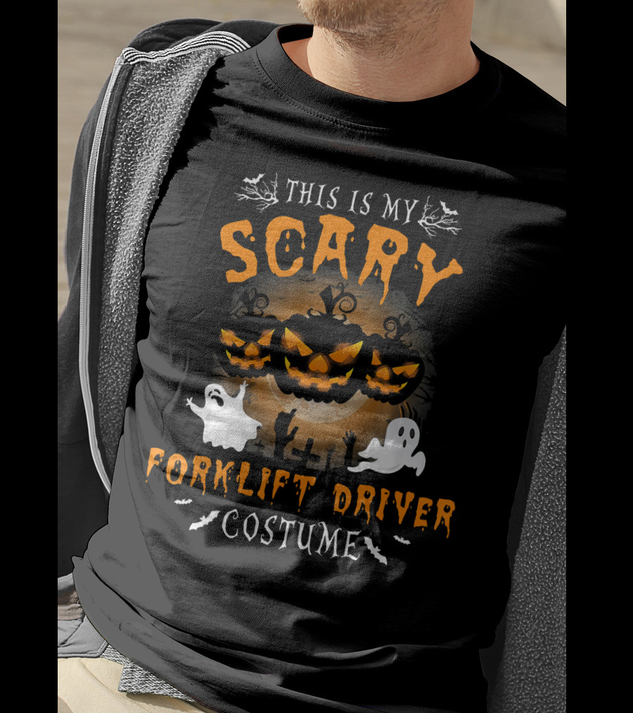 This Is My Scary Forklift Driver Costume T-Shirt
