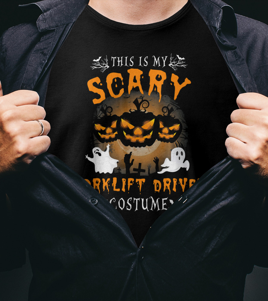 This Is My Scary Forklift Driver Costume T-Shirt