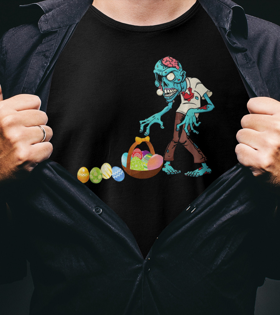 Zombie Easter Egg Hunt Adventure T-Shirt
