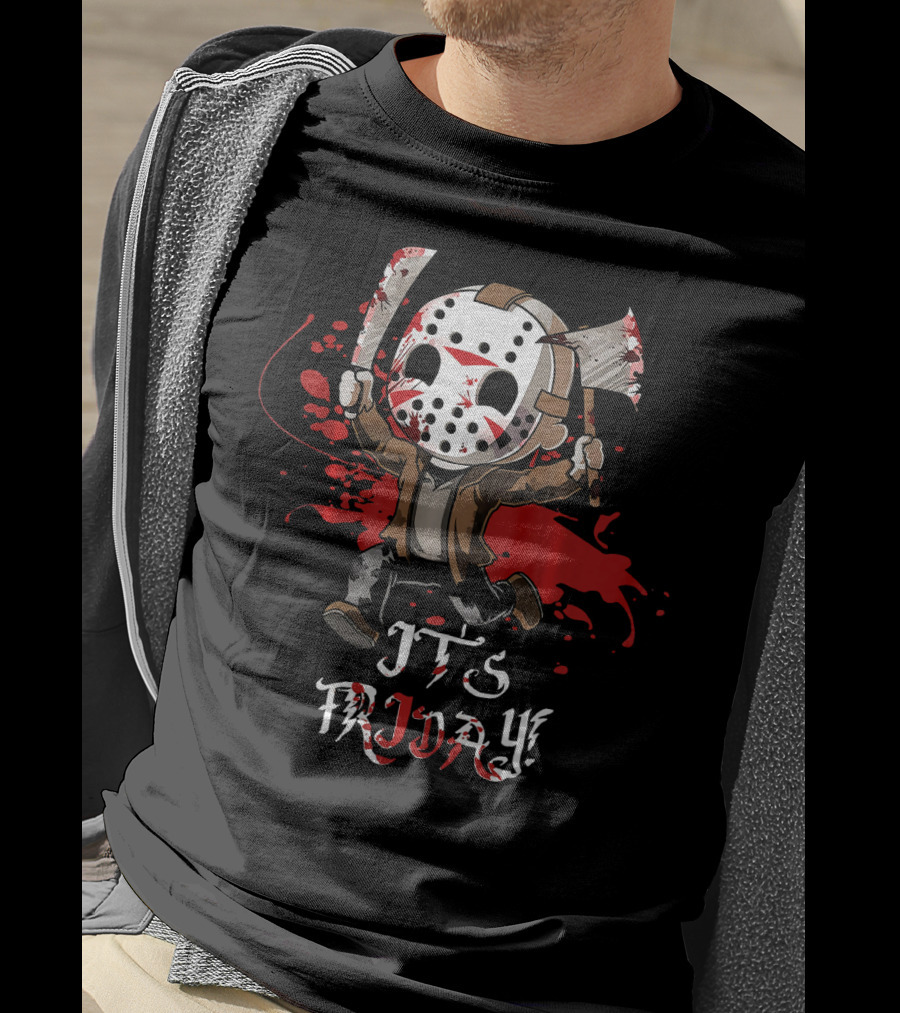 It's Friday Halloween Scary Jason T-Shirt