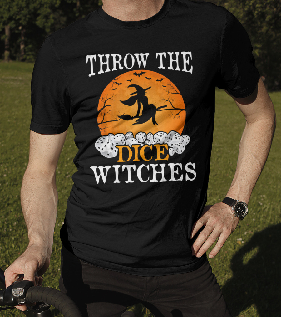 Throw The Dice Witches Halloween Bunco Night T-Shirt