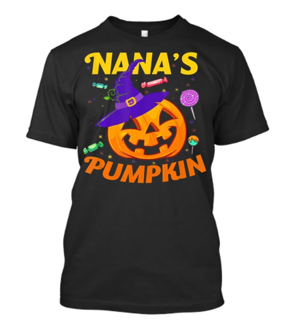 Nana's Pumpkin Halloween Candy For Toddlers T-Shirt