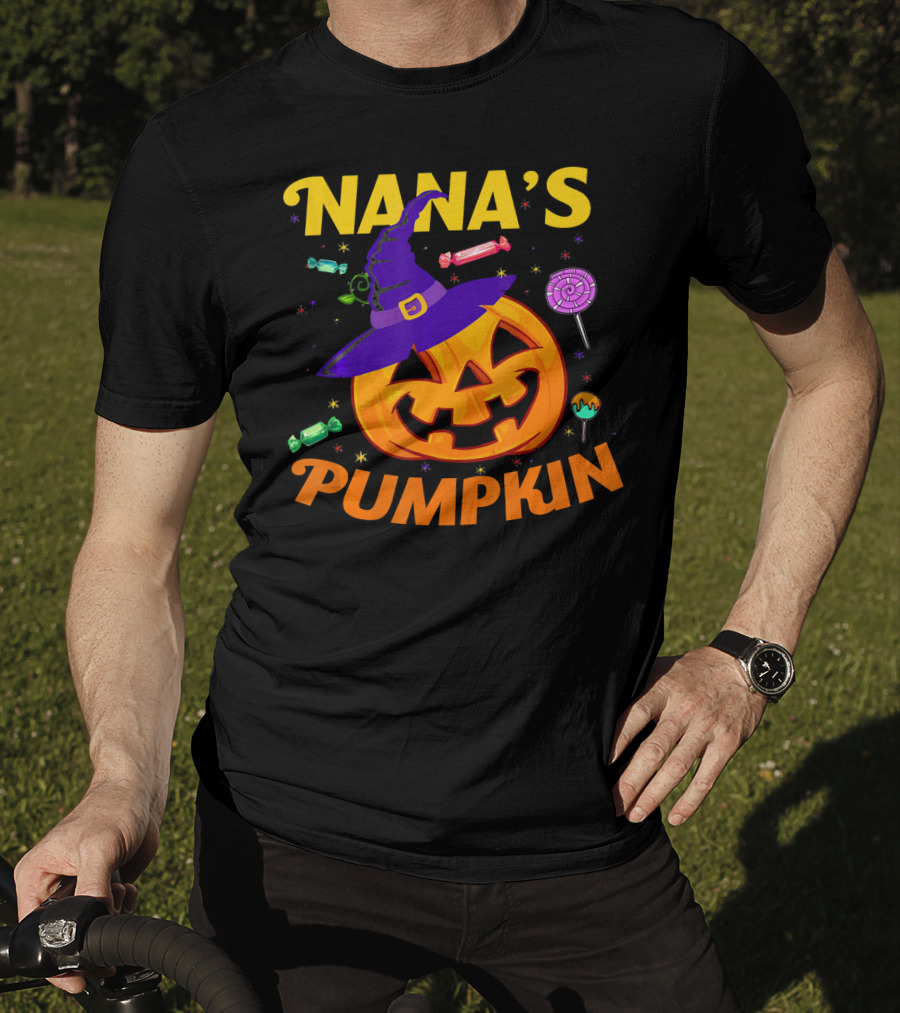Nana's Pumpkin Halloween Candy For Toddlers T-Shirt